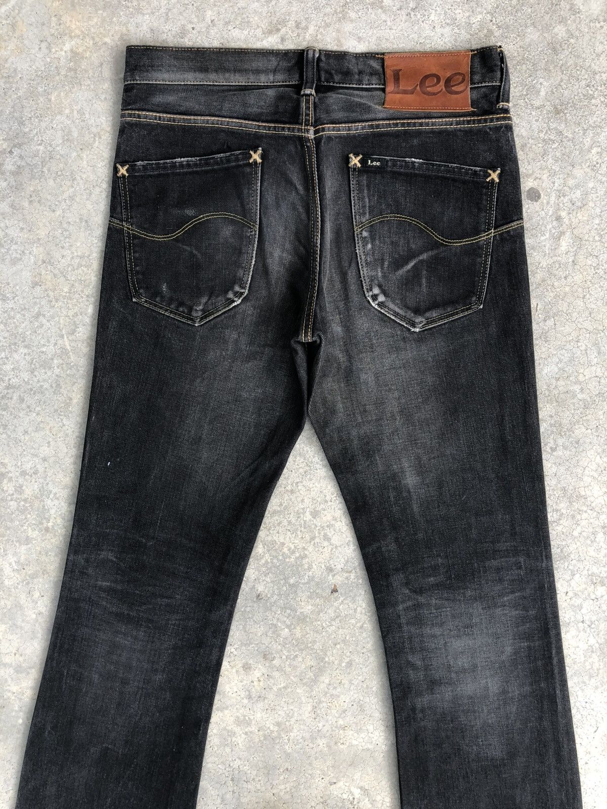 If Six Was Nine Japanese Lee Flared Jeans Bootcut Distressed Jeans Size US 31 - 8 Thumbnail