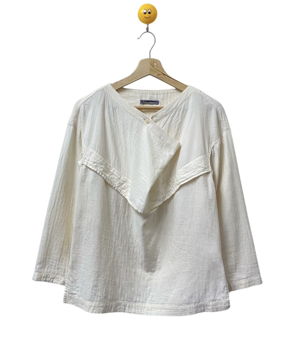 Issey Miyake Vintage 80s Issey Miyake Classic Cotton Blouses Size M / US 6-8 / IT 42-44 - 1 Thumbnail