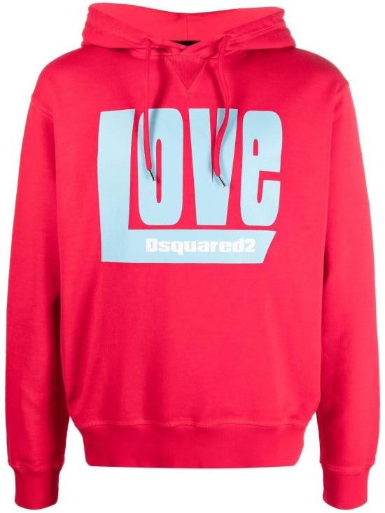 Dsquared2 DSQUARED2 Men Hoodies S71GU0549S25030315 RED Size US S / EU 44-46 / 1 - 1 Thumbnail