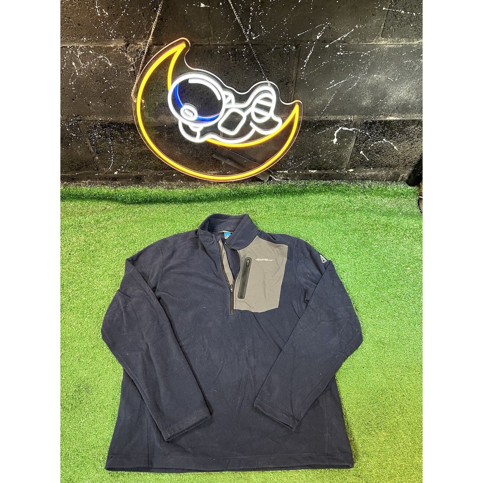 Eddie Bauer Eddie Bauer 1/4 Zip Fleece Pullover Sweater Men’s M Blue Size US M / EU 48-50 / 2 - 1 Thumbnail