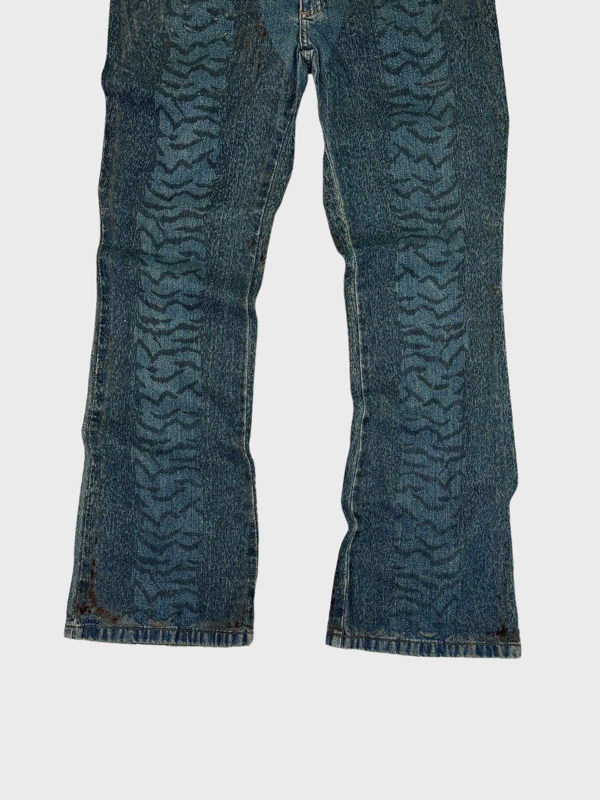 Hysteric Glamour FLARE NO BOUNDARIES RARE DESIGN BOOTCUT DENIM Size US 28 / EU 44 - 6 Thumbnail