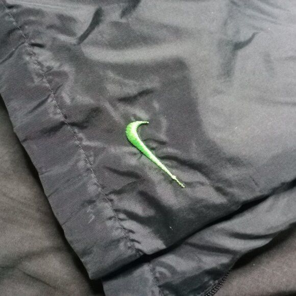 Nike Vintage Nike Lined Wind Pants Joggers Trainers Neon Green Size US 32 / EU 48 - 2 Thumbnail