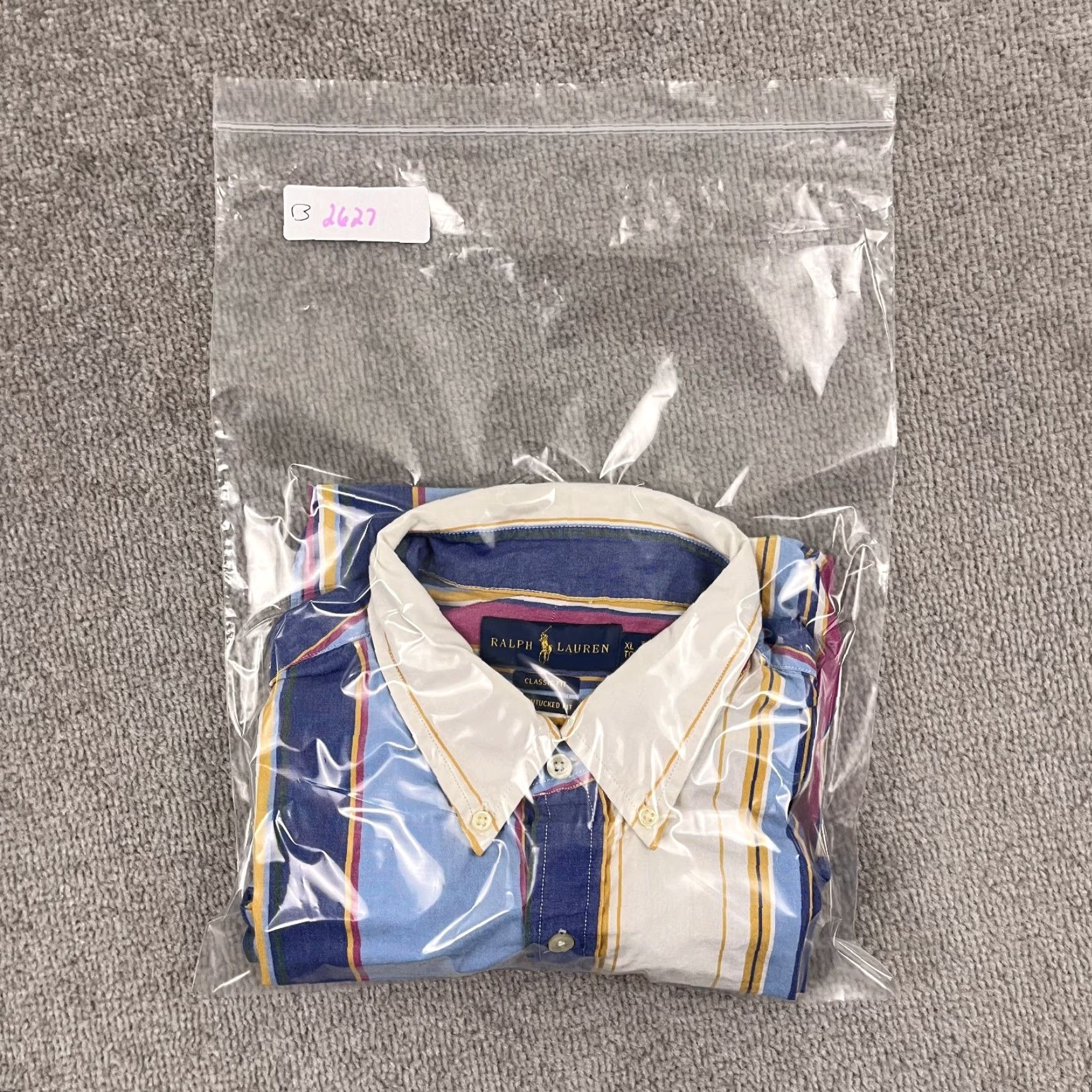 Polo Ralph Lauren Ralph Lauren Shirt Mens XL Multicolor Striped Button-Down polo pony Preppy Pony Shirt Size US XL / EU 56 / 4 - 8 Thumbnail