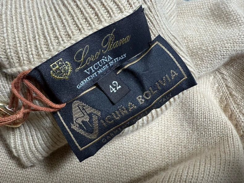 Loro Piana Loro Piana Women's High-Neck Vicuna Sweater Size US L / EU 52-54 / 3 - 8 Thumbnail