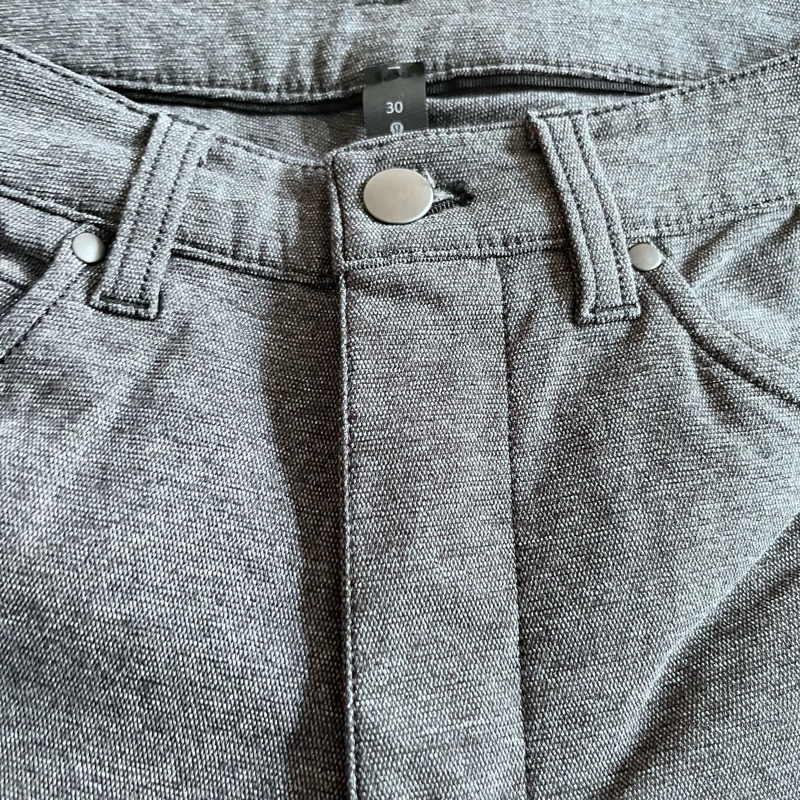 Lululemon Lululemon Mens Heather black ABC Skinny Pant 30x34 NWT Size US 30 / EU 46 - 3 Thumbnail