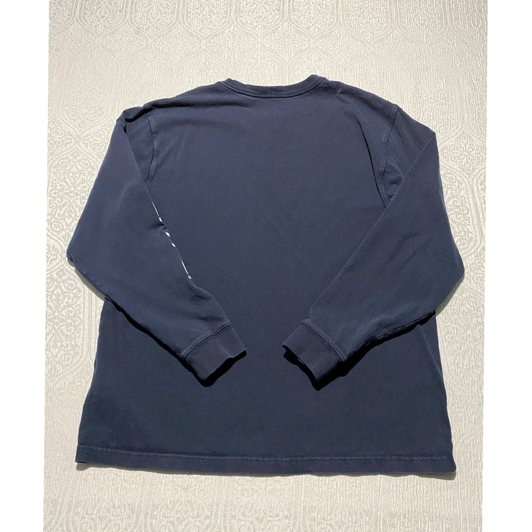 Carhartt Carhartt Mens L Dearborn Loose Fit Long Sleeve Graphic Logo T-Shirt Blue TK0231 Size US L / EU 52-54 / 3 - 3 Thumbnail