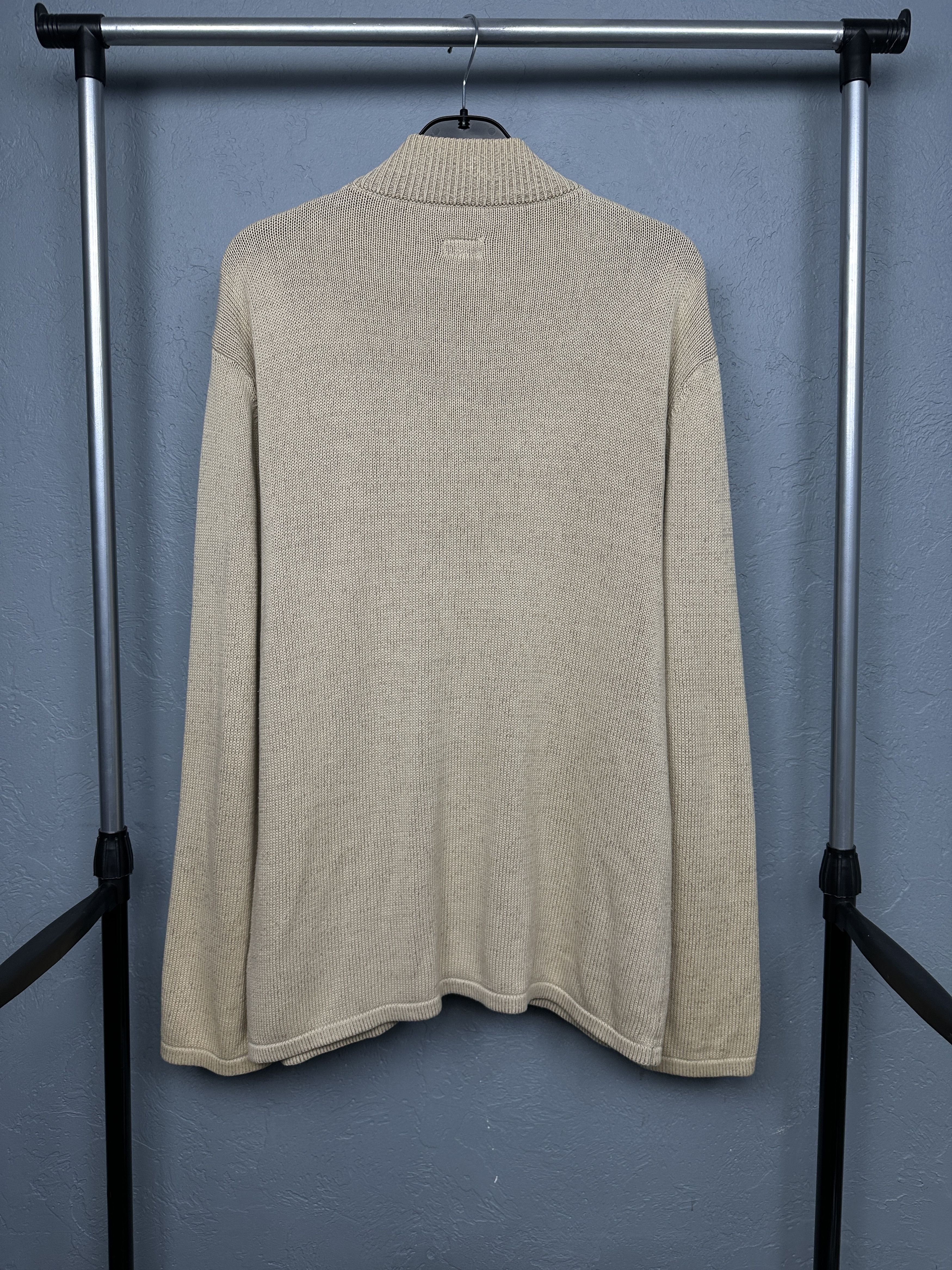 Armani Armani Jeans Vintage Mens Full Zip Knit Sweater Old Money Size US XL / EU 56 / 4 - 8 Thumbnail