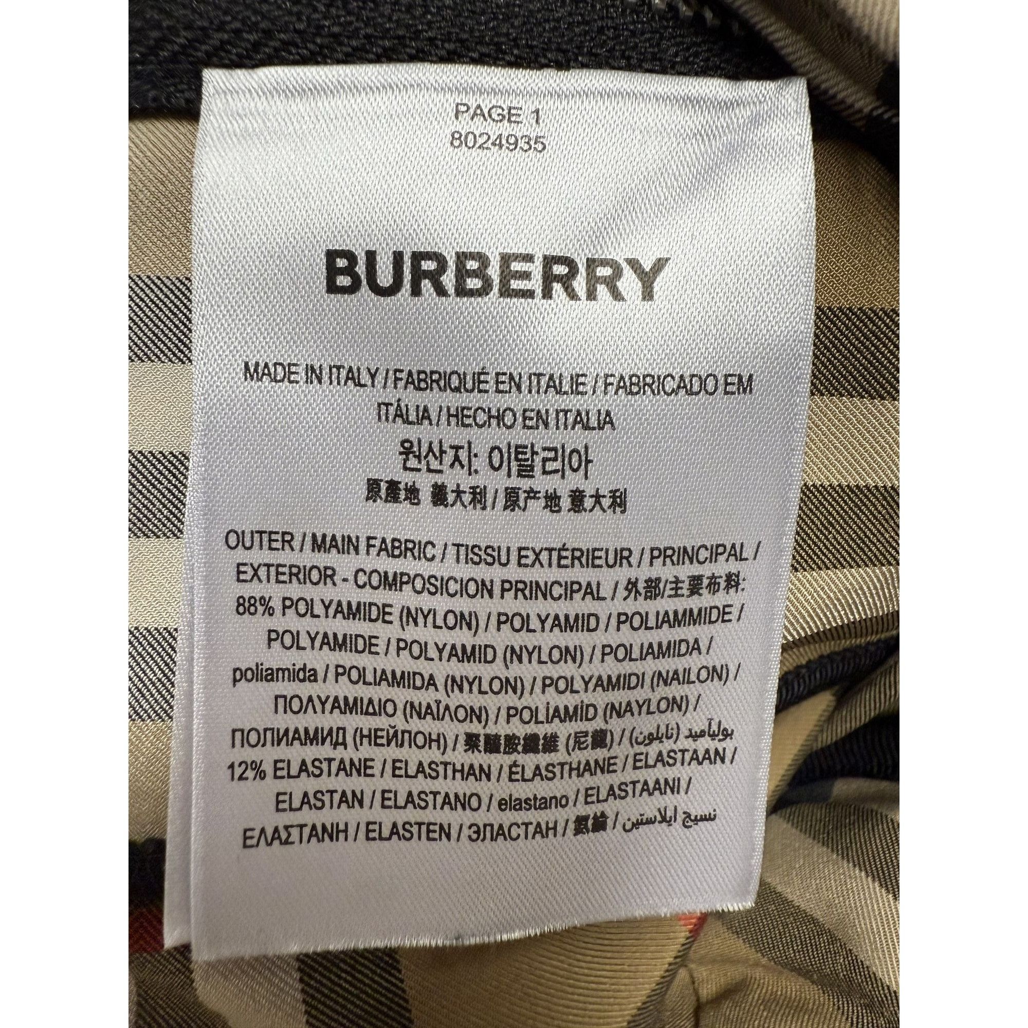 Burberry Burberry Womens Checkered Bustier Dress With Zipper Back & A Size M / US 6-8 / IT 42-44 - 4 Thumbnail
