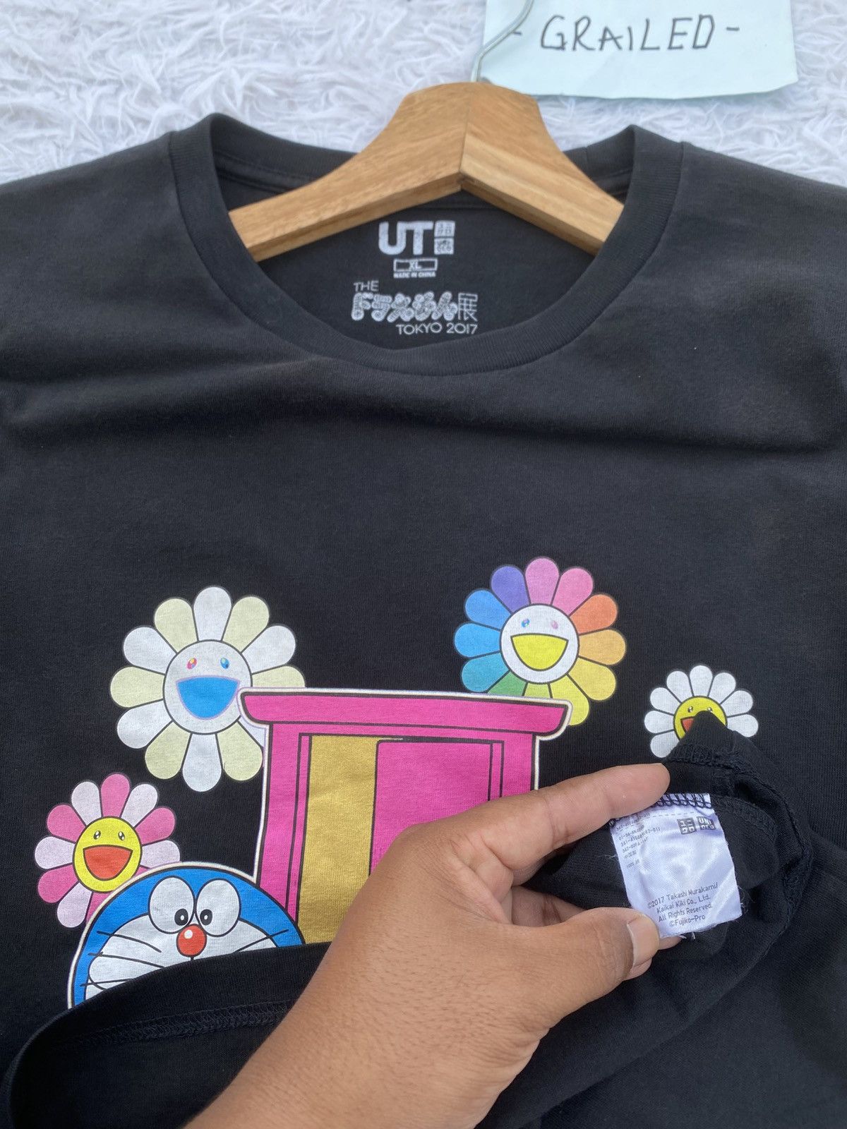 Takashi Murakami Rare Uniqlo x Takashi Murakami Doraemon Print Tshirt Size US XL / EU 56 / 4 - 13 Thumbnail