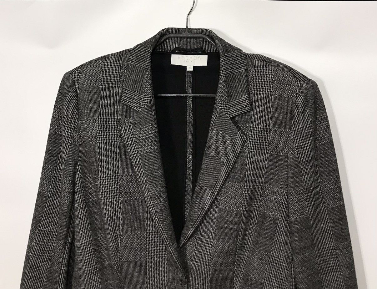 Escada Escada Sport Womens Blazer Plaid Size XS / US 0-2 / IT 36-38 - 4 Thumbnail