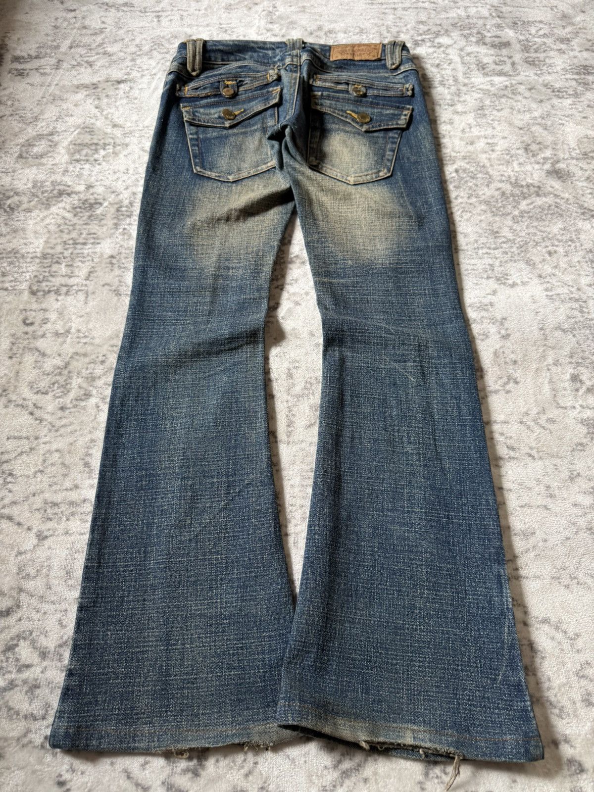Hysteric Glamour Sky Bomber Japan Mud Wash Flared Jeans Size US 28 / EU 44 - 2 Thumbnail