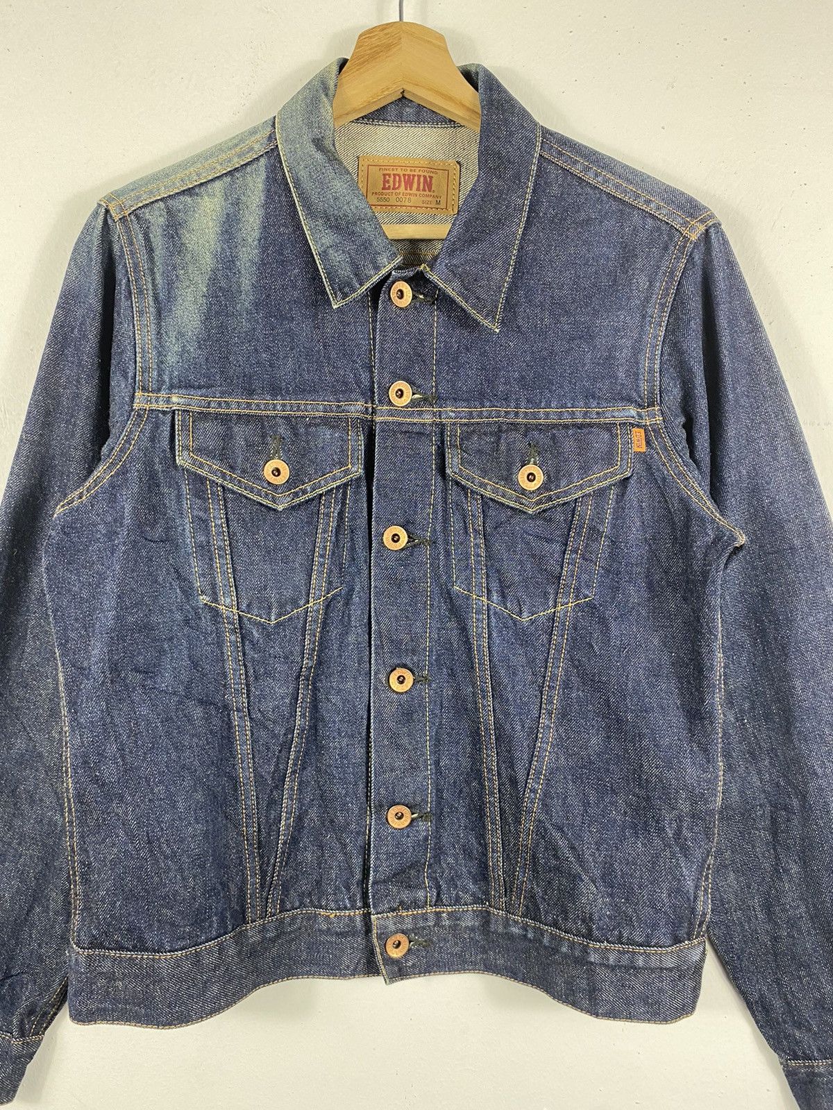 Edwin Sun Faded Edwin Selvedges Denim Button Jacket Size US M / EU 48-50 / 2 - 2 Thumbnail