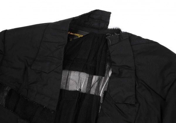 Comme des Garcons Comme des Garcons Black vintage tie gauze blouse Size S / US 4 / IT 40 - 4 Thumbnail