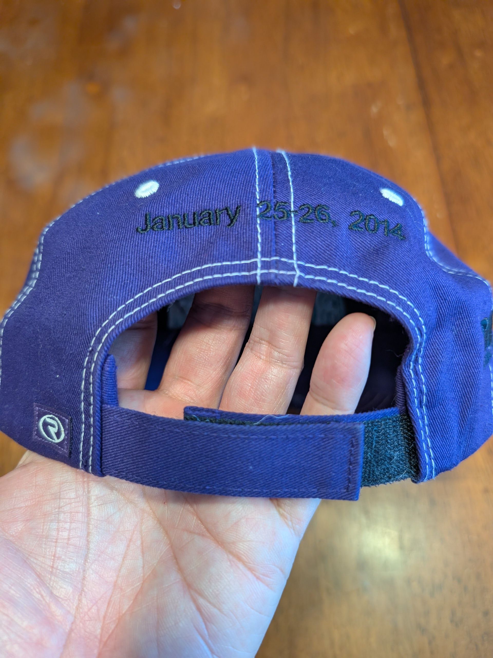 Richardson 2014 Rolex Daytona 24 HR Purple Embroidered Strapback Hat Size ONE SIZE - 2 Thumbnail