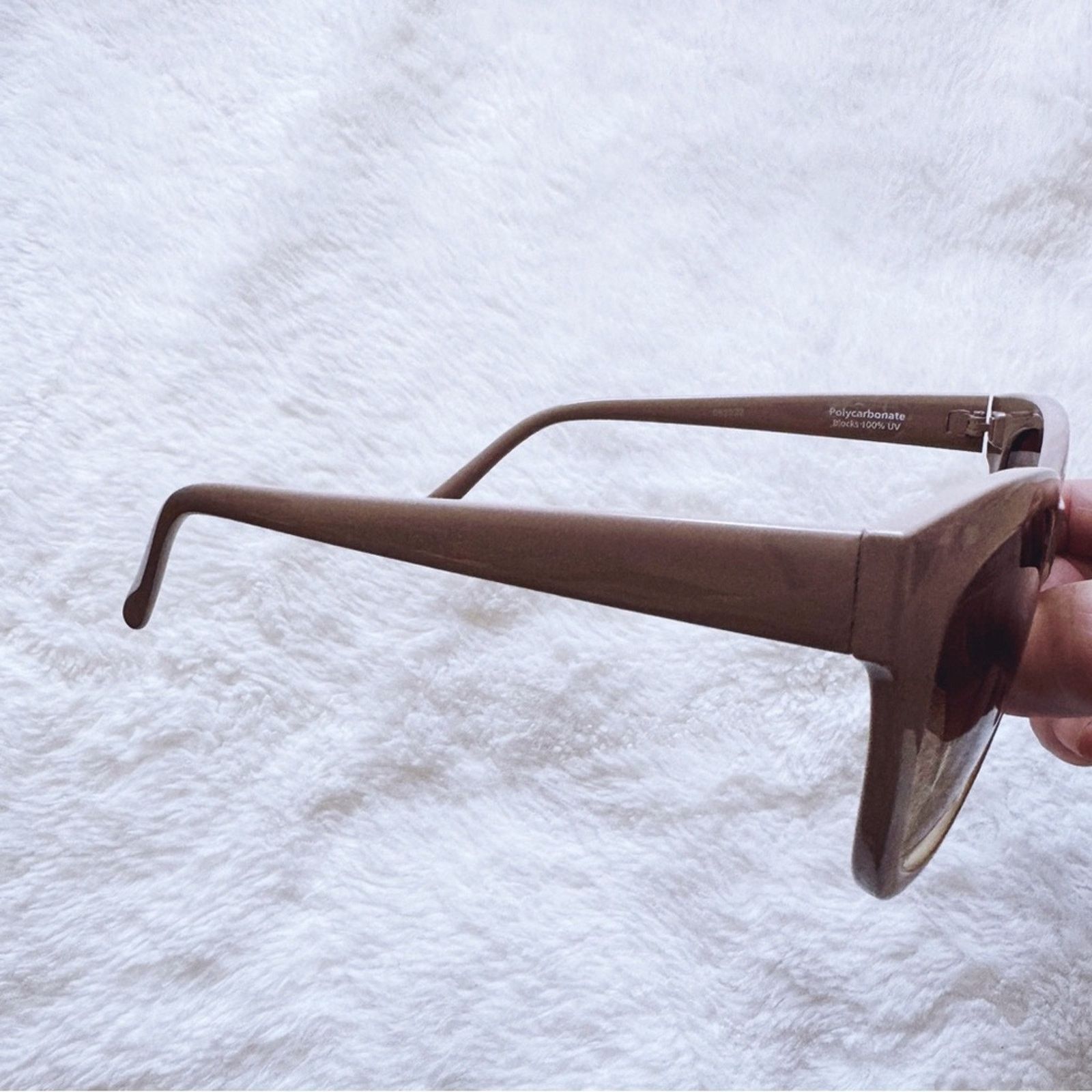 Other Mina Light Tan Chic Sunglasses Size ONE SIZE - 10 Thumbnail