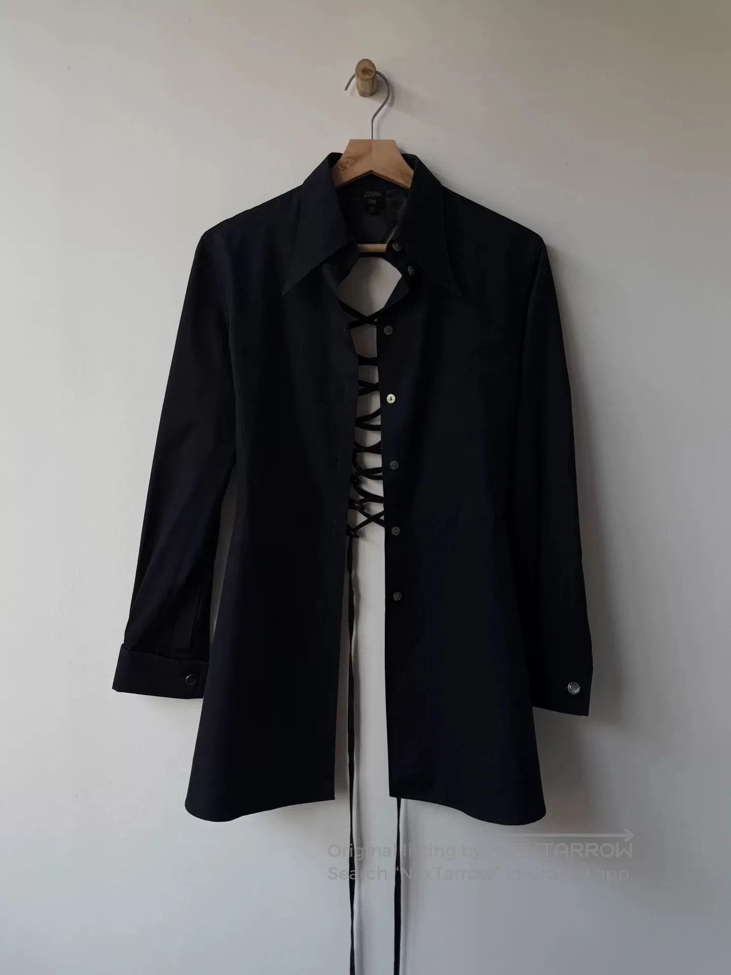 Jean Paul Gaultier Jean Paul Gaultier Laced Back Shirt. Size M / US 6-8 / IT 42-44 - 2 Thumbnail
