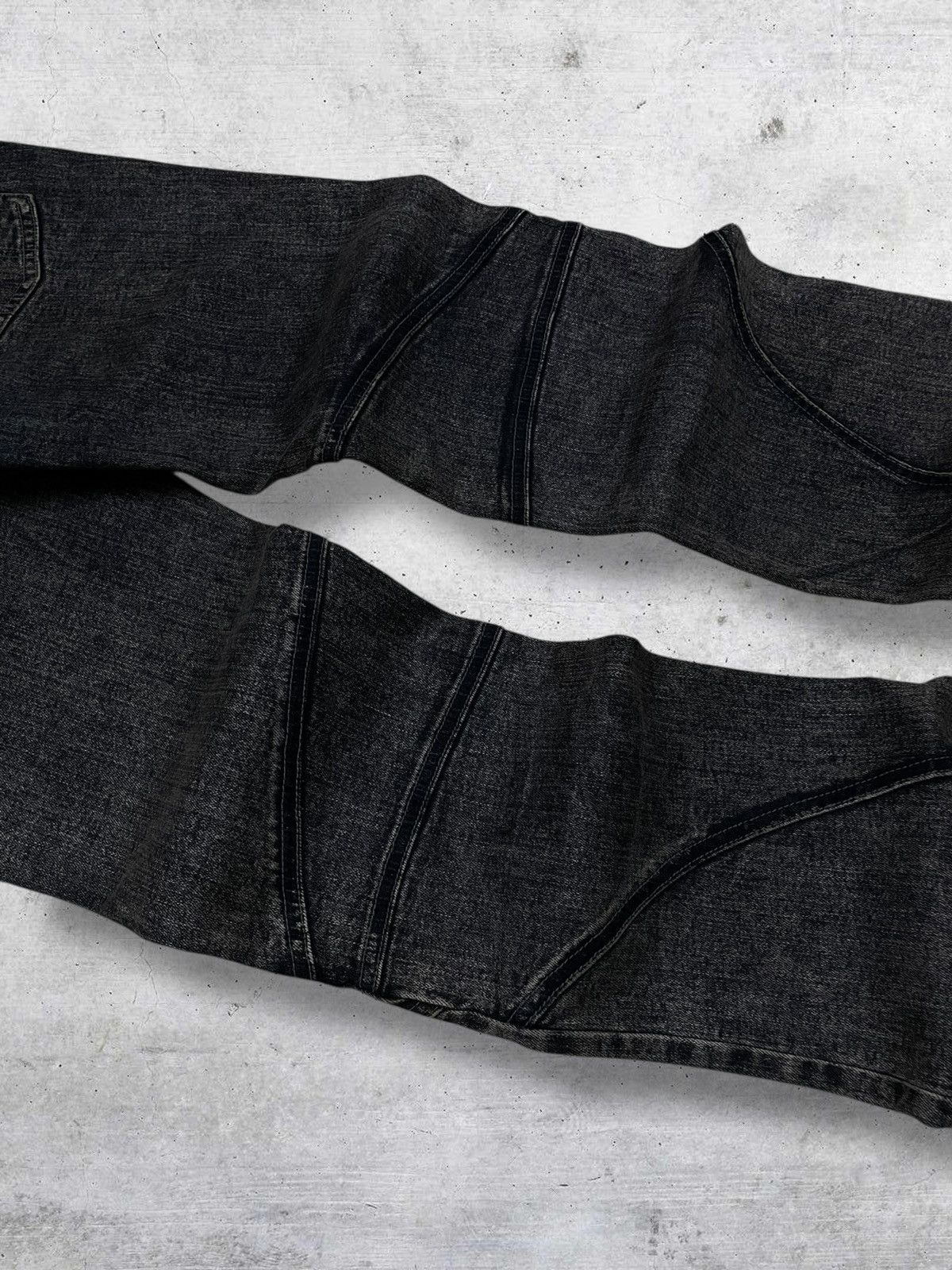 Tornado Mart JAPAN ARCHITECTURAL ADORE GOTHIC FLARE 90S DESIGNER DENIM Size US 30 / EU 46 - 11 Thumbnail