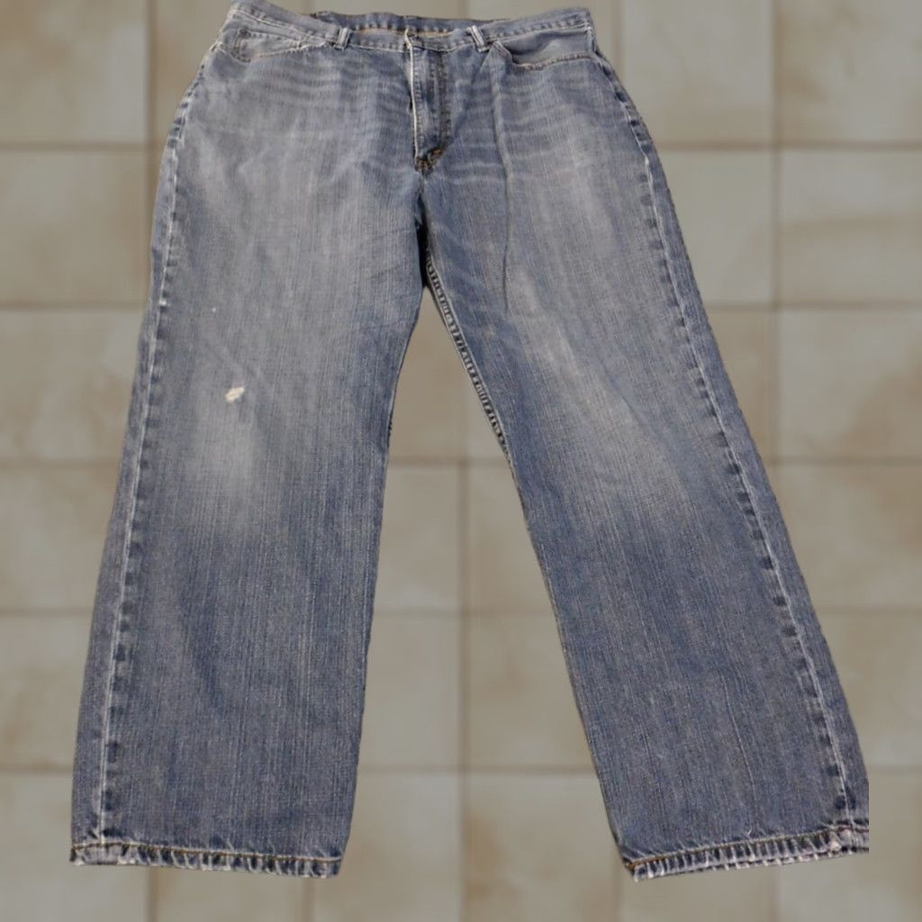 Levi's Levi's 550 Jeans Mens 40x30 Straight Relaxed Denim Blue Size US 40 / EU 56 - 1 Thumbnail