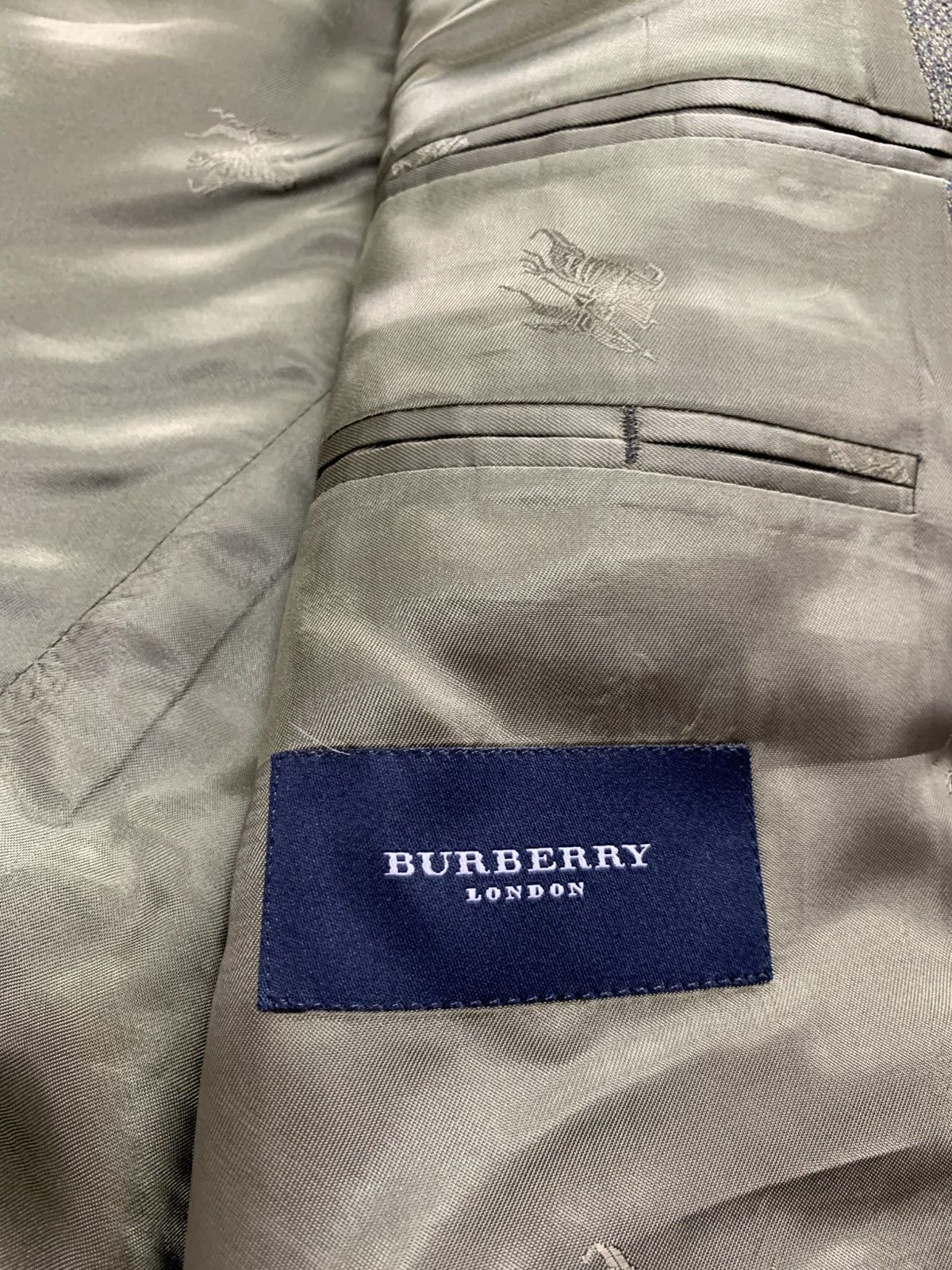 Burberry Vintage Burberry Tweed Wool 3 piece Blazer size Men 52 Size 40R - 7 Thumbnail