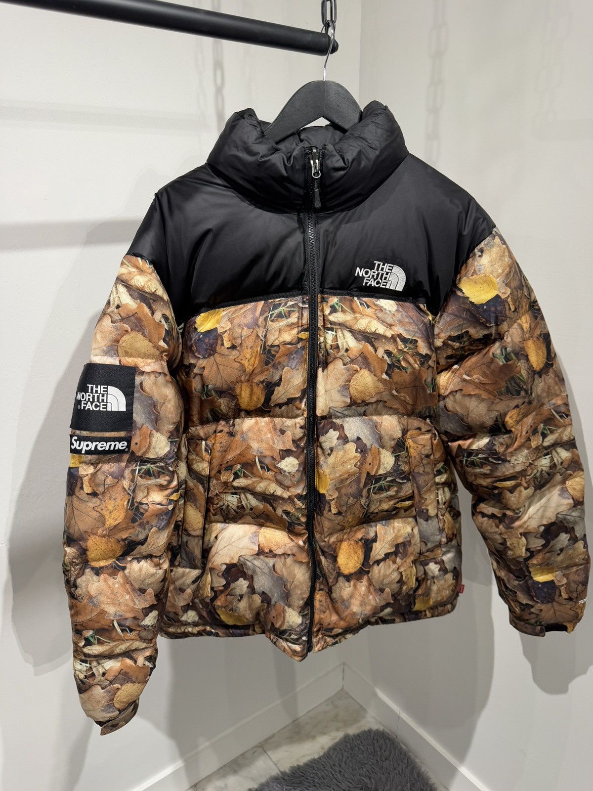 Supreme × The North Face Supreme Tnf Leaf Nuptse | Grailed