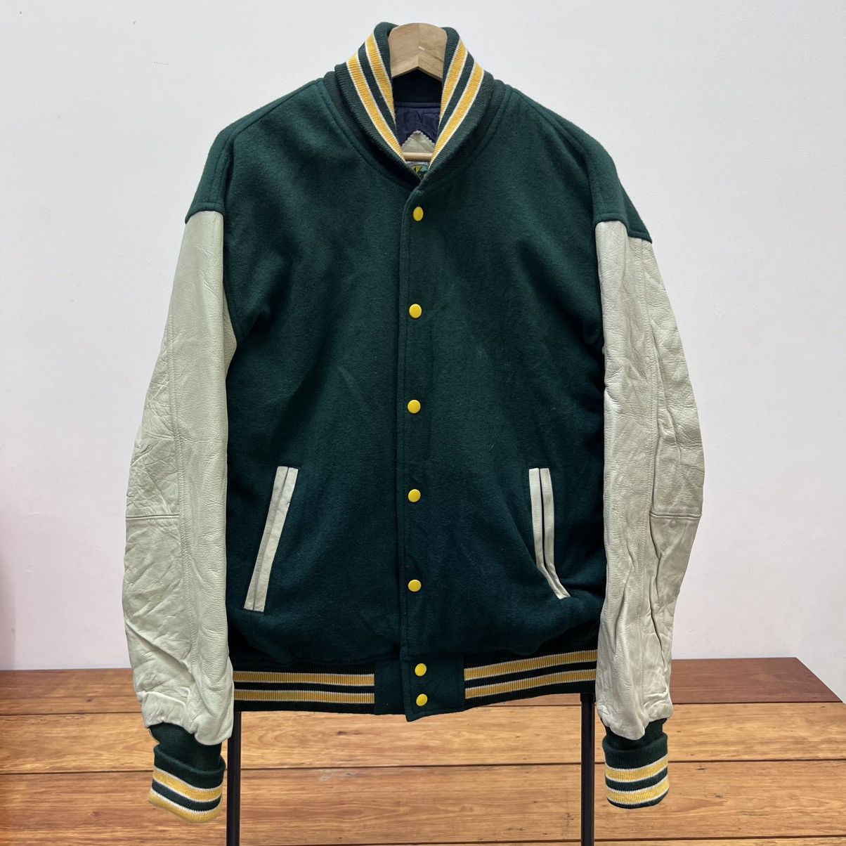 Vintage Vintage 1995 US Army Yokohama Varsity Jacket Rare Collector Size US L / EU 52-54 / 3 - 3 Thumbnail