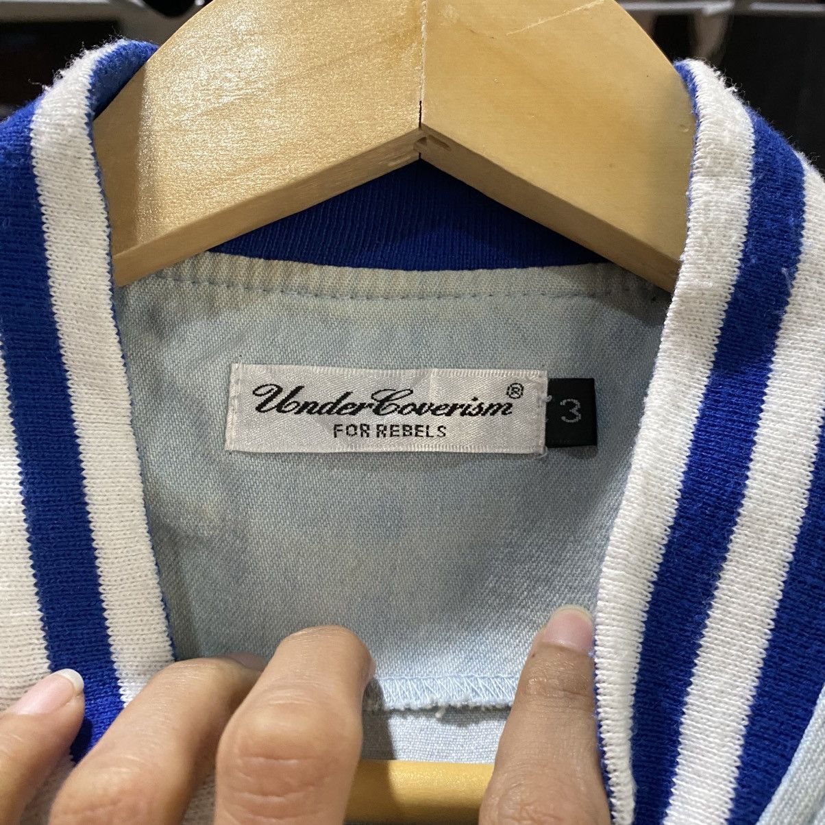 Jun Takahashi × Undercover Undercover VTG AW02 Witches Cell Groupie Denim Bomber Jacket Size US M / EU 48-50 / 2 - 11 Thumbnail