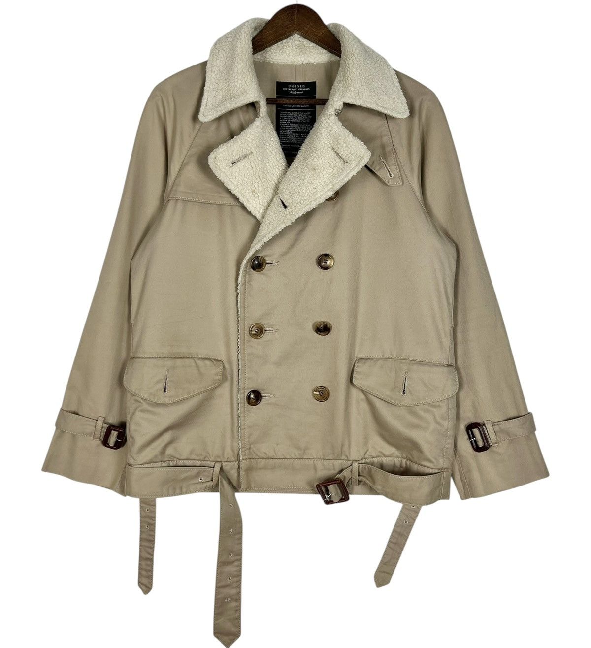 Unused UNUSED Double Collar Sherpa Jacket Size US L / EU 52-54 / 3 - 1 Thumbnail