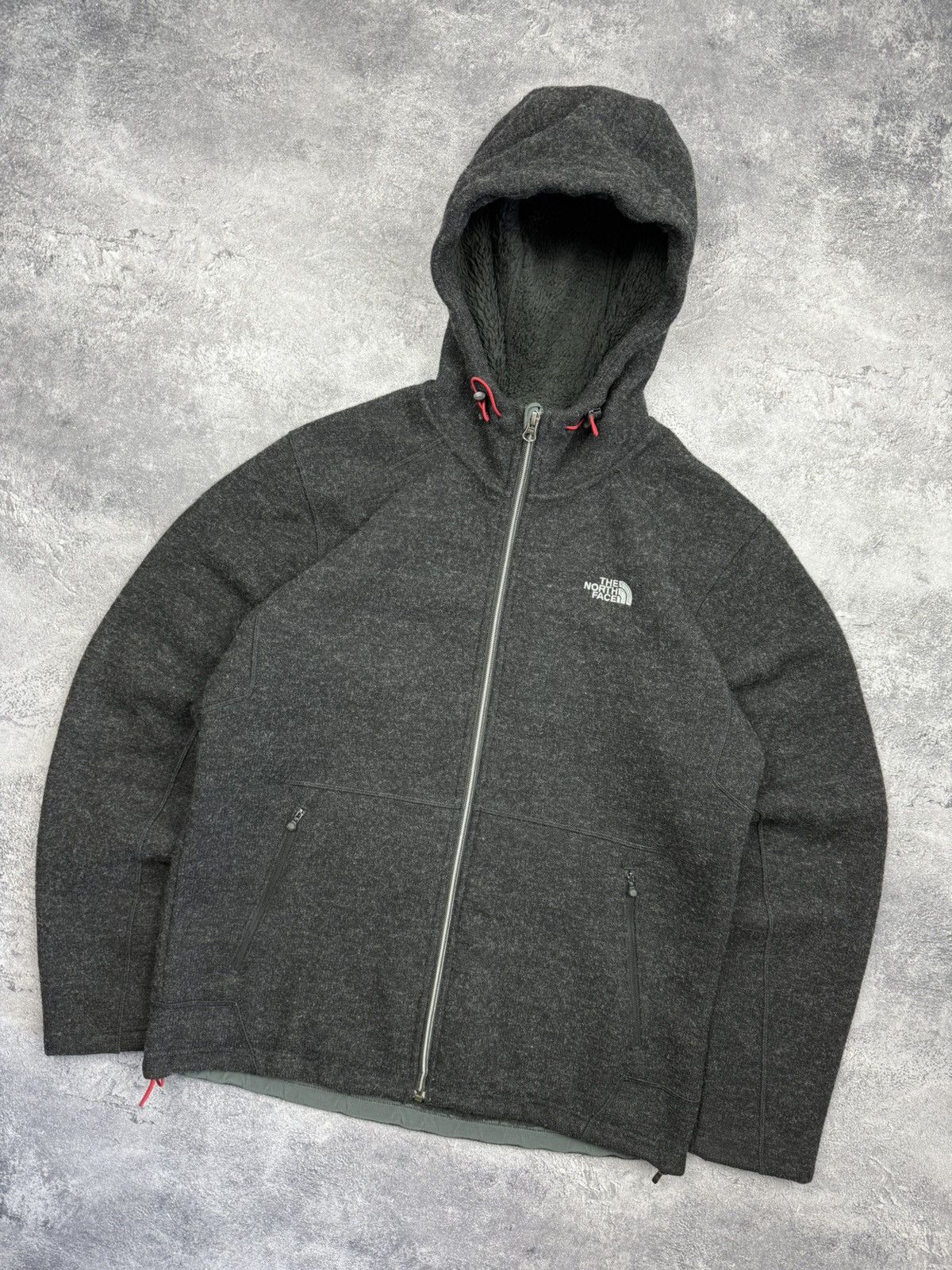 The North Face Vintage The North Face Fleece Zip Up Hooded Jacket Size US M / EU 48-50 / 2 - 6 Thumbnail
