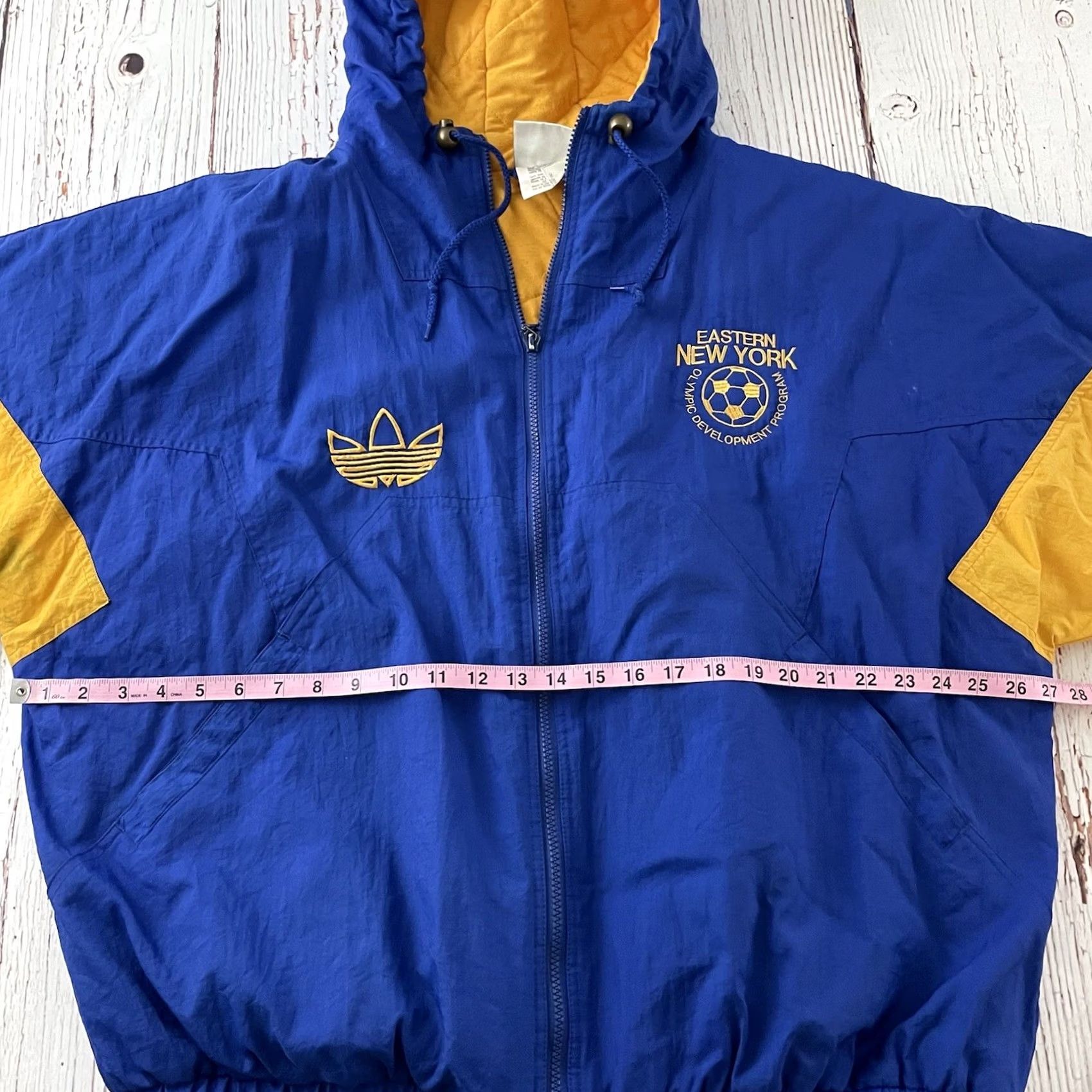 Adidas VINTAGE adidas Full Zip Jacket Men XL Blue Olympic Program Full Zip Puffer Jacket Mens XL Blue Olympic Program Adidas Jacket Size US XL / EU 56 / 4 - 7 Thumbnail