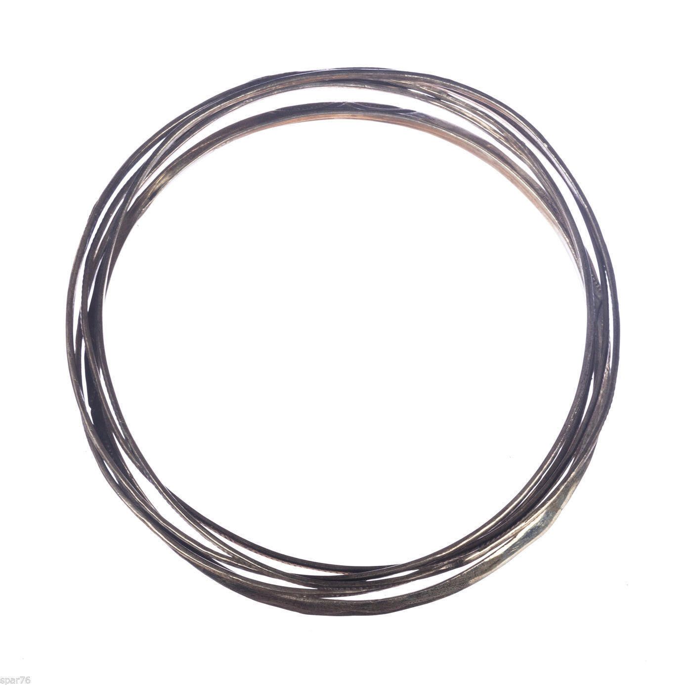 Designer Sterling Silver Tribal Inspired 5 Pc Bangle Set Alberto Juan Size ONE SIZE - 4 Thumbnail