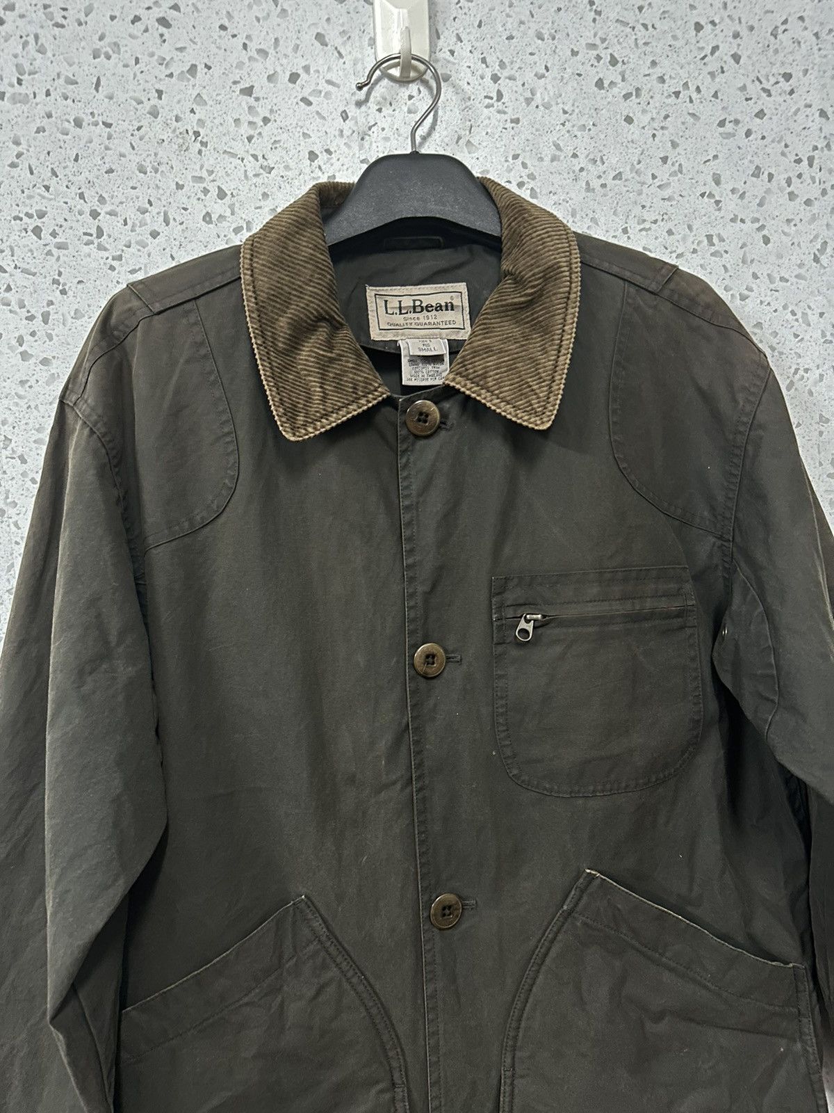 L.L. Bean Vintage L.L Bean Waxed Cotton Hunting Jacket Design Size US S / EU 44-46 / 1 - 5 Thumbnail