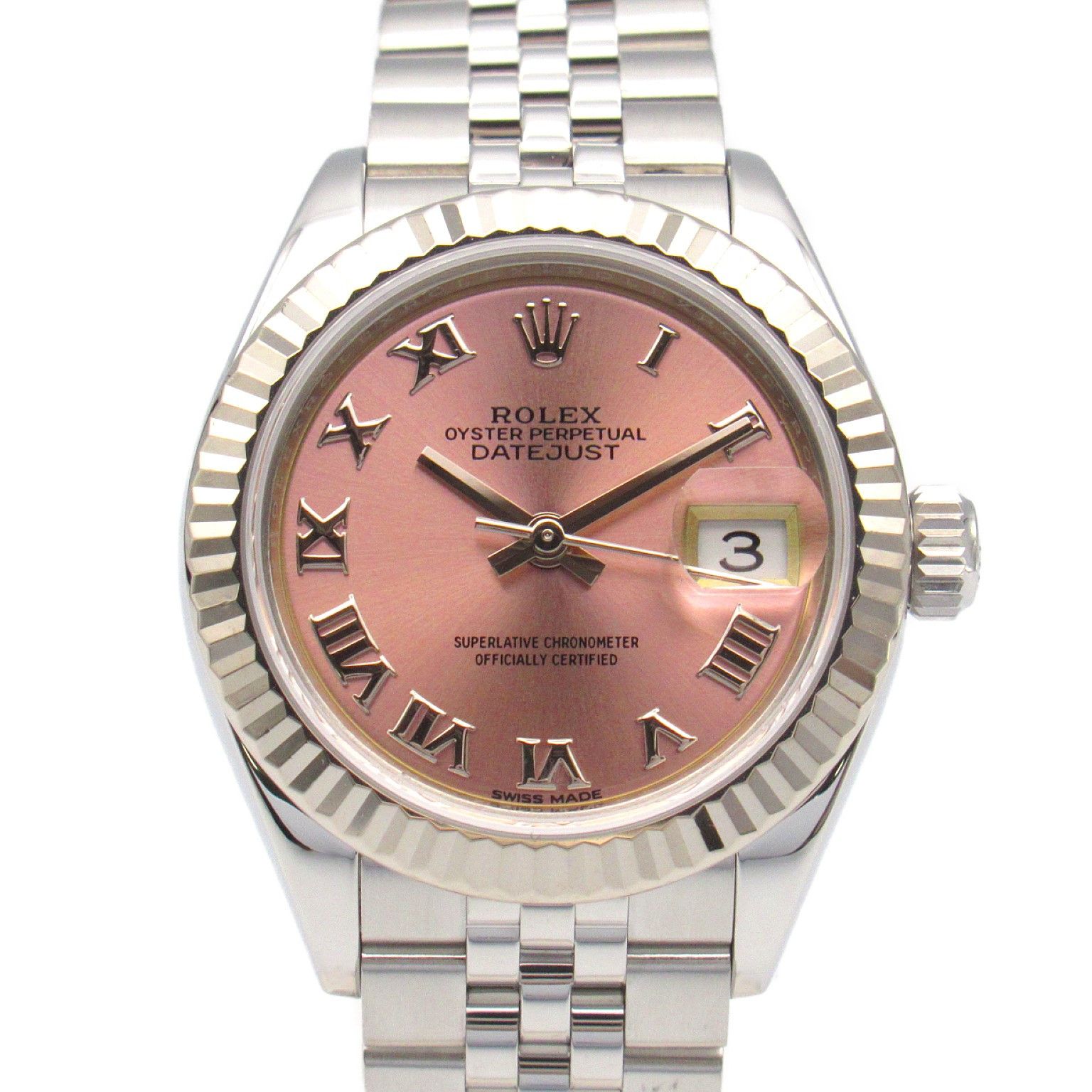 Rolex Rolex Datejust 279174 White Gold Stainless Steel Watch Metal Automatic 279174 in Pink, Women's