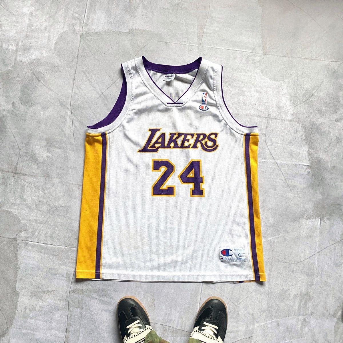 Lakers 24 Kobe Bryant Grey 2010 Finals Champions Jersey