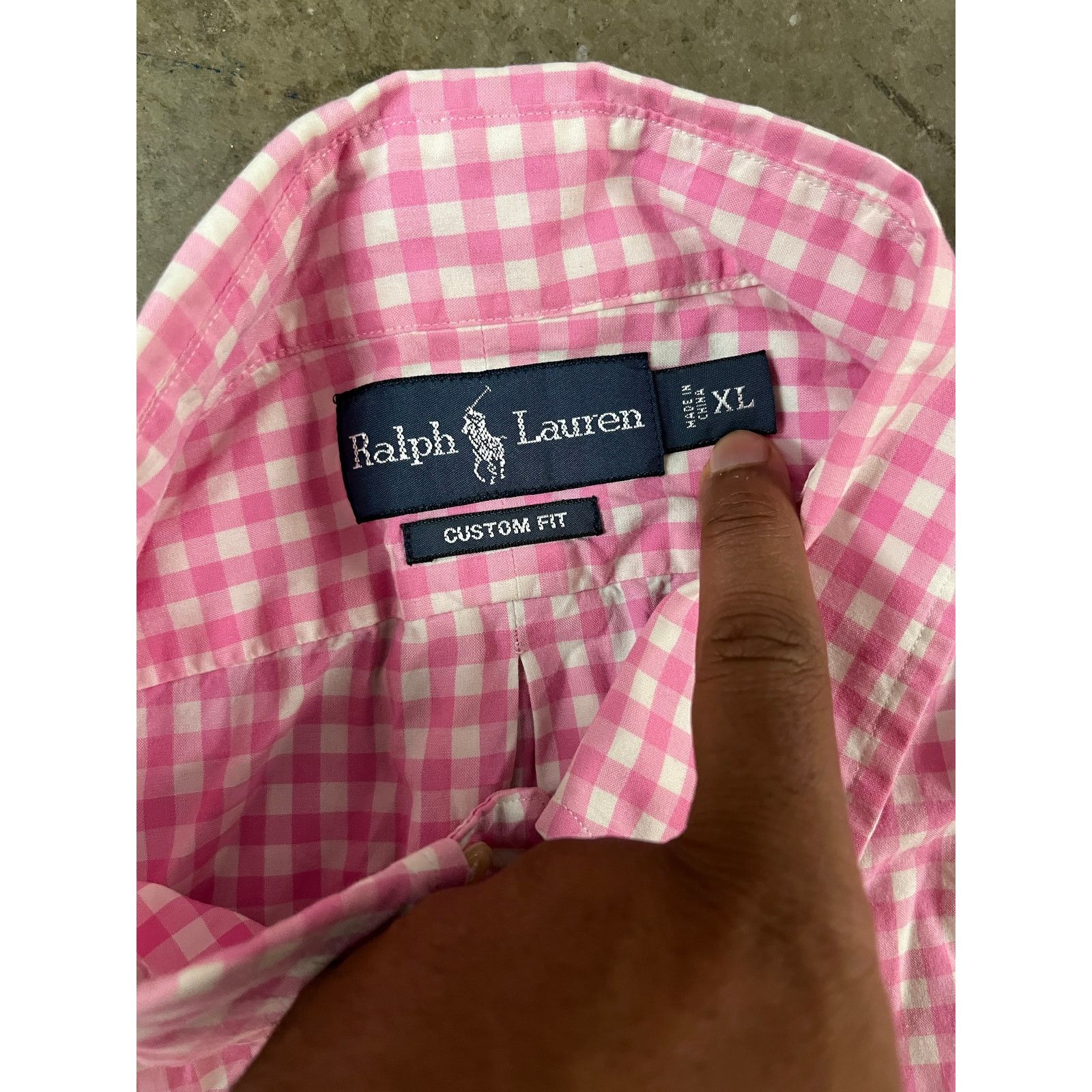 Polo Ralph Lauren Polo Ralph Lauren - Custom Fit / pink Checked / XL Size US XL / EU 56 / 4 - 6 Thumbnail