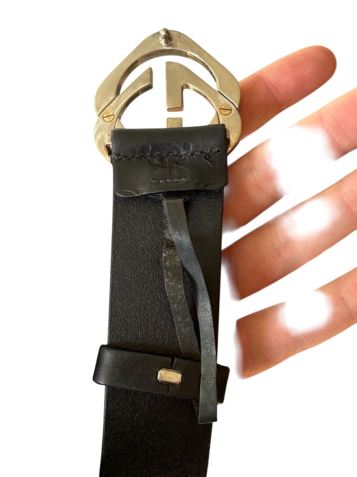 Gucci Gucci GG Monogram leather belt Size 36 - 5 Thumbnail