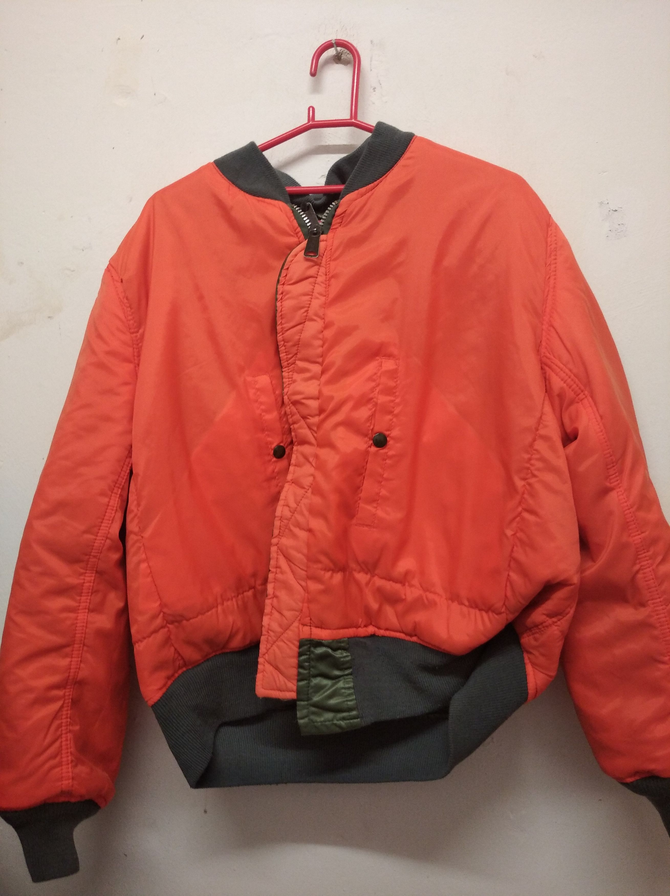 Alpha Industries × Avirex Vintage Military MA1 Bomber Jacket good condition Size US L / EU 52-54 / 3 - 2 Thumbnail