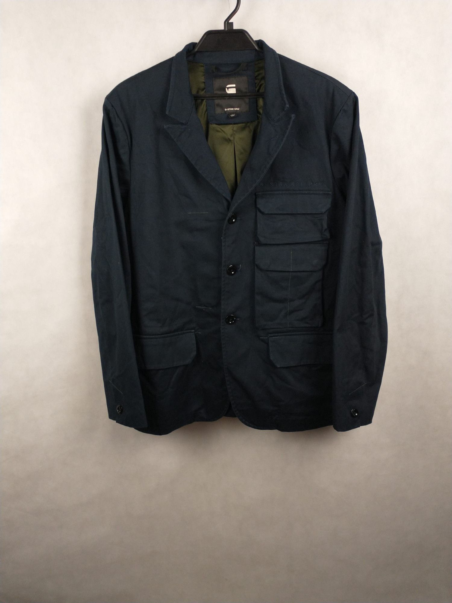 G-Star Stacked Pocket Blazer Constructed Size L Navy Size US L / EU 52-54 / 3 - 3 Thumbnail