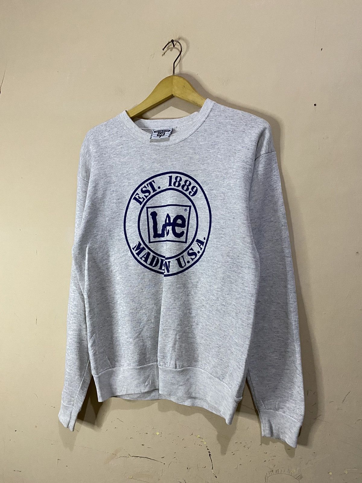 Lee × Vintage 90s Vintage Lee Sweatshirt Size US M / EU 48-50 / 2 - 2 Thumbnail