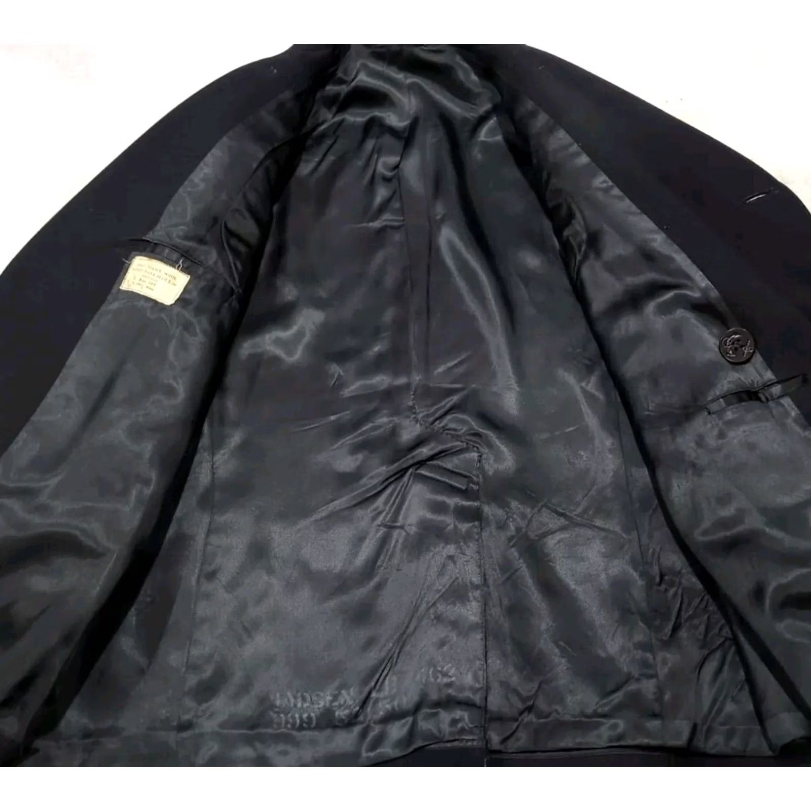 Vintage VINTAGE United States Navy Peacoat Jacket Wool Dark Blue Button Size 38R Mens Size US XXS / EU 40 - 3 Thumbnail