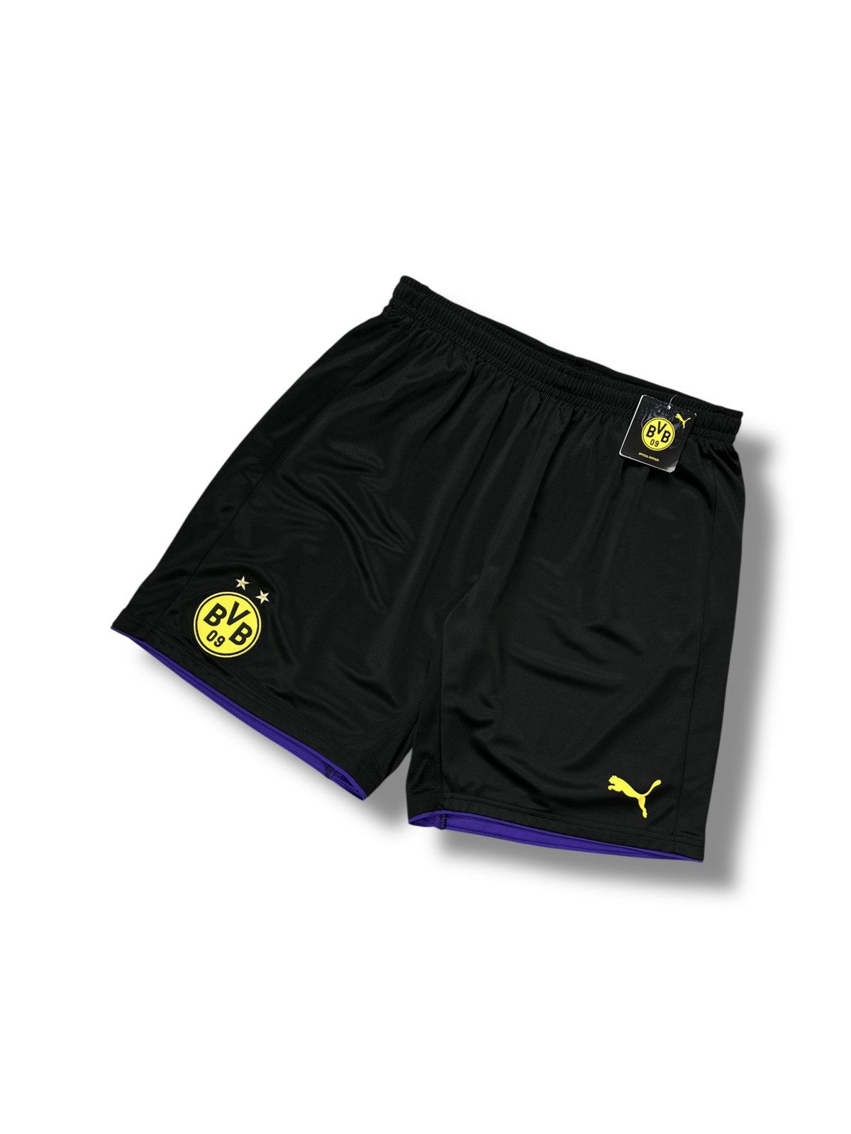 Puma NWT🏷️ Puma Borussia Dortmund Football Soccer Shorts DryCell Size US 36 / EU 52 - 1 Thumbnail