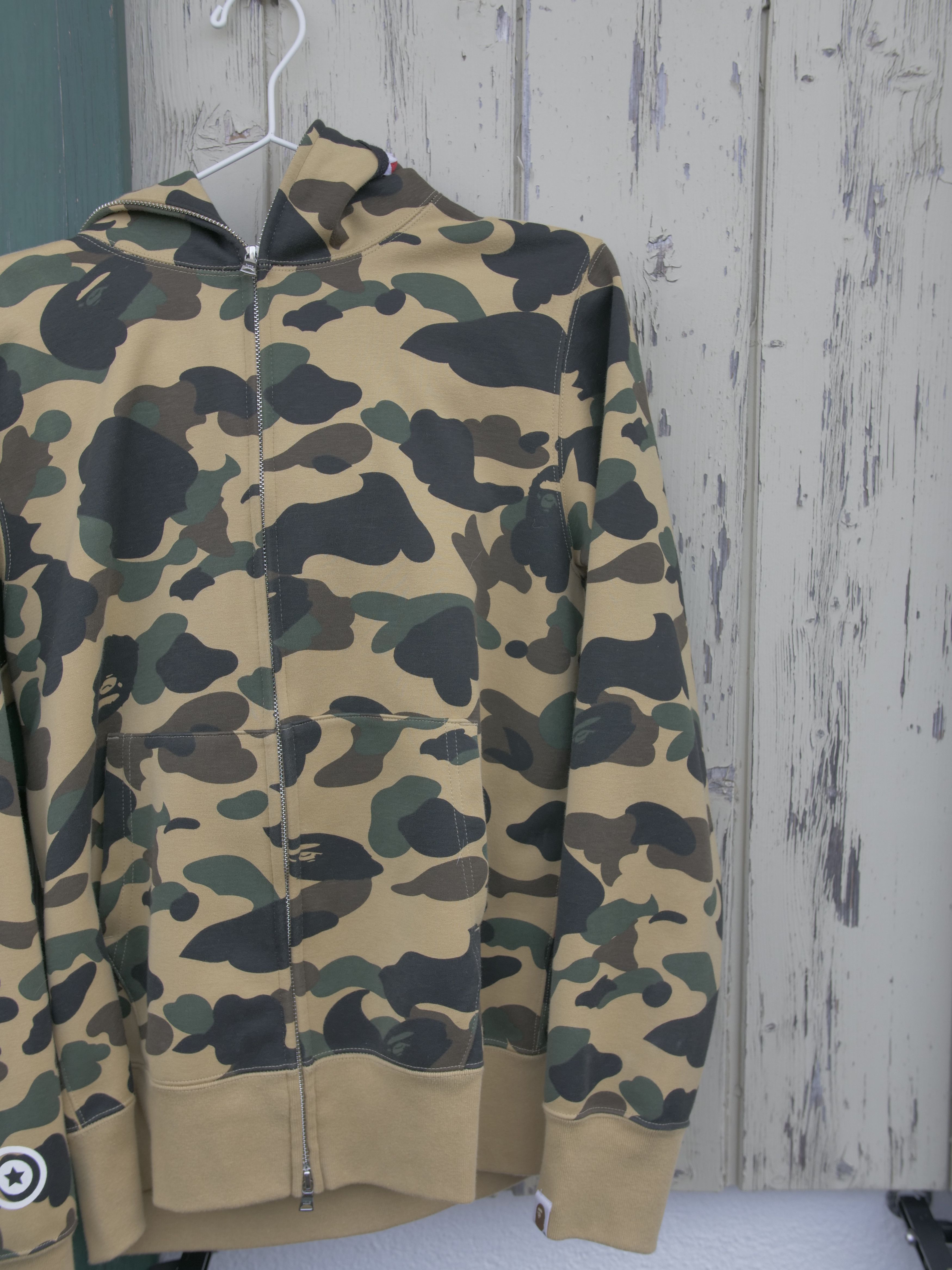 Bape 1st Camo Windstopper Shark Full Zip Hoodie Size US M / EU 48-50 / 2 - 9 Thumbnail