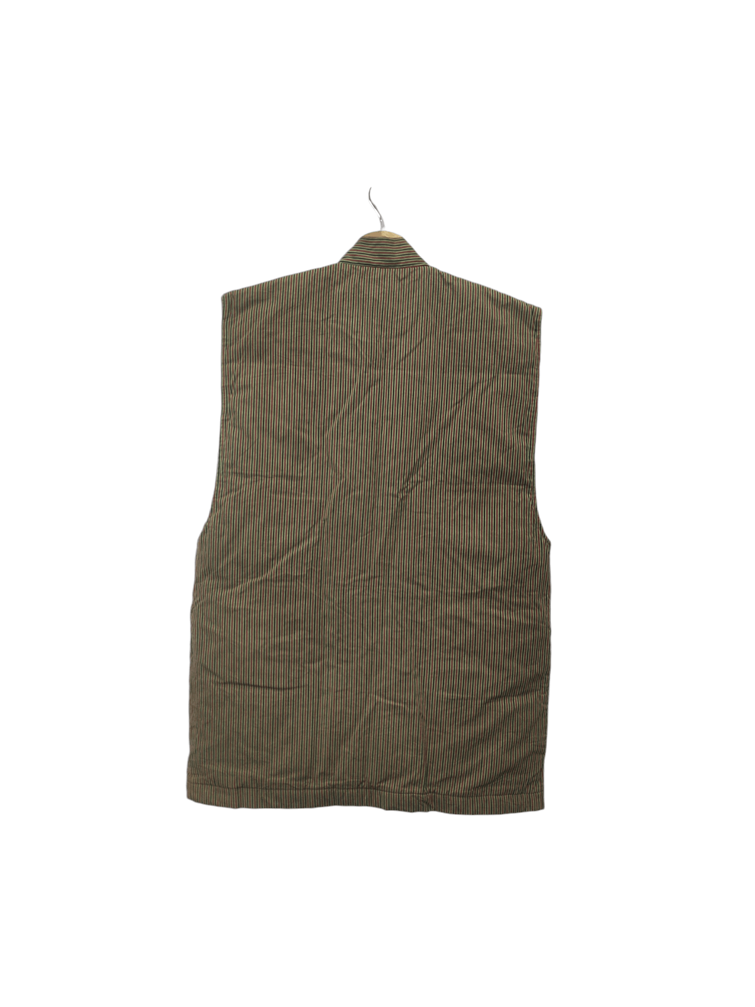 Japanese Brand TINY STRIPES PUFFER KIMONO VEST JACKET Size US M / EU 48-50 / 2 - 6 Thumbnail