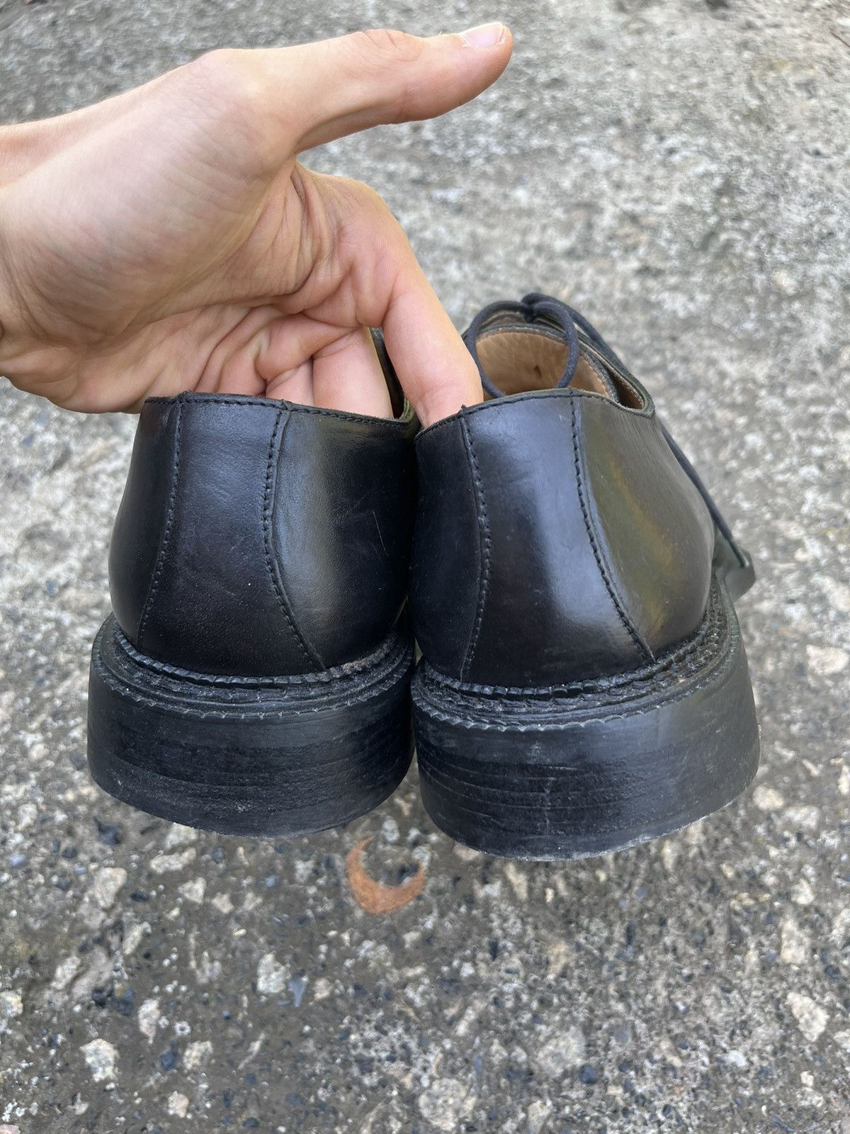 Other Avant Garde Square Sole Balenciaga Style Leather Shoes Opium Size US 10 / EU 43 - 14 Thumbnail