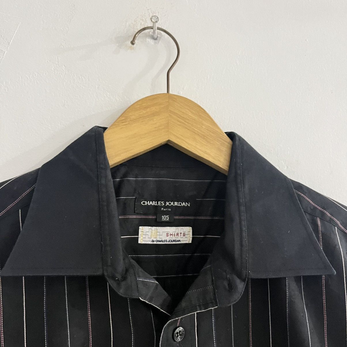 Charles Jourdan Charles Jourdan - Striped Button Up Shirt Size US L / EU 52-54 / 3 - 4 Thumbnail
