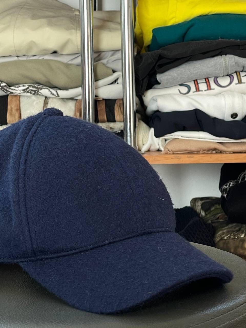 Mulberry Mulberry Wool Luxury Navy Hype Hat Cap Size ONE SIZE - 3 Thumbnail