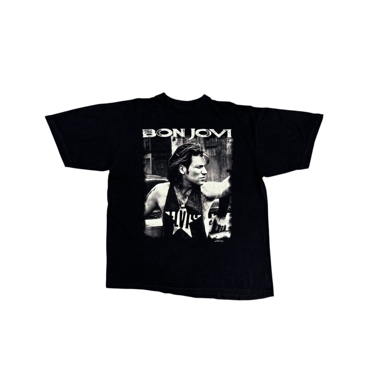 Bon Jovi Vintage Bon Jovi World Tour 1993 Band Tee T-Shirt Men Size US XL / EU 56 / 4 - 1 Thumbnail
