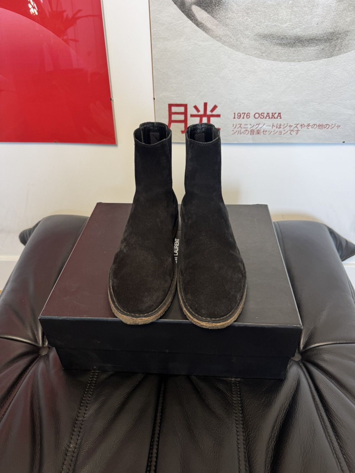 Saint Laurent Paris Saint Laurent Paris SLP Chelsea Boots Hedi Slimane Designer Size US 9 / EU 42 - 5 Thumbnail