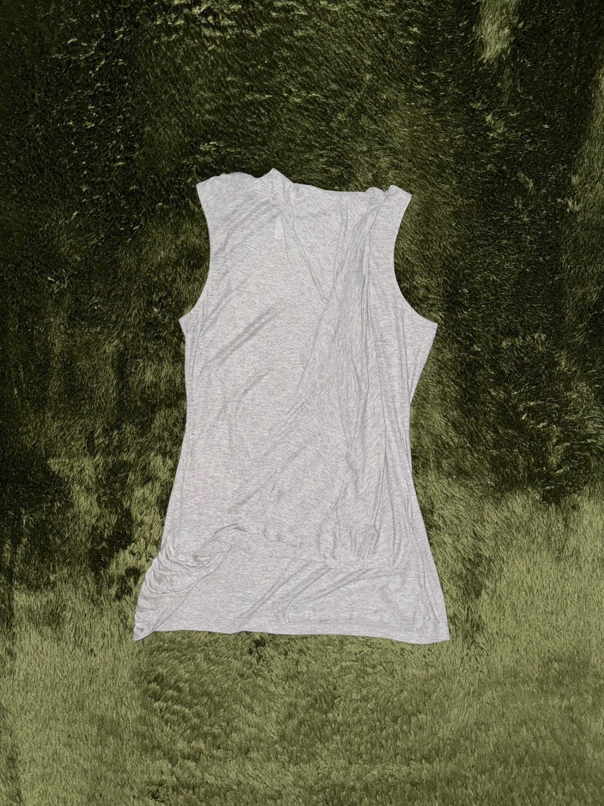 MM6 [S] MM6 Maison Margiela Sleeveless Draped Top Melange Grey Size S / US 4 / IT 40 - 6 Thumbnail