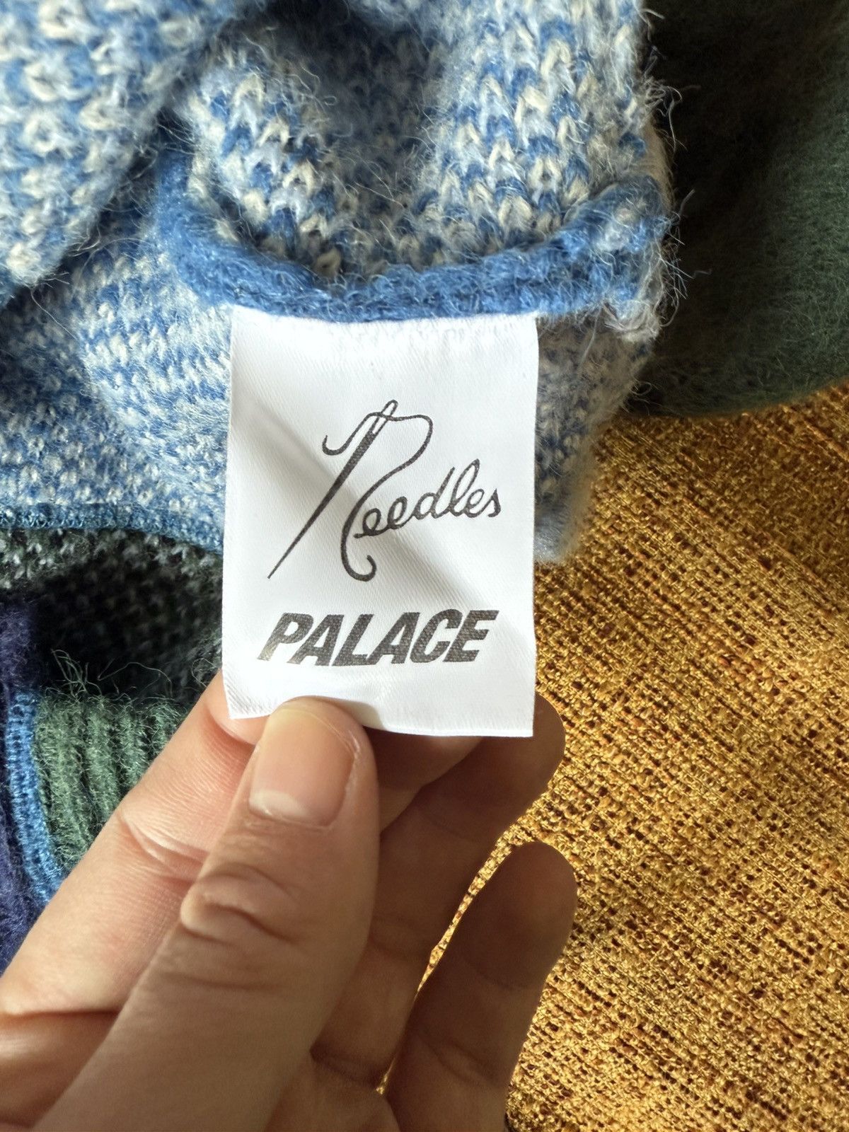 Palace x Needles Hairy Knit Sweater Size Small