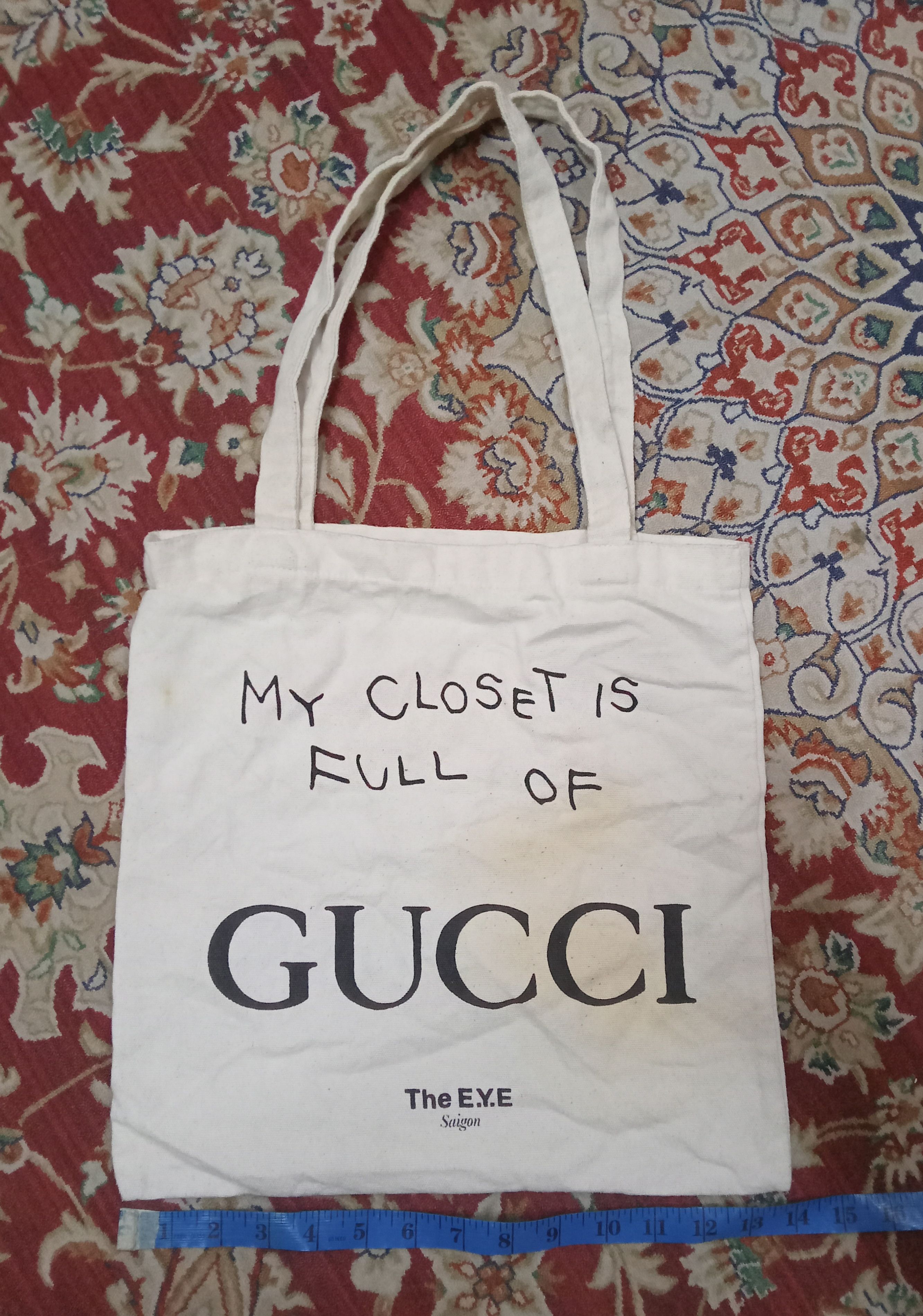 Designer My Closet is Full Of Gucci x The E.Y.E Saigon Tote Bag Size ONE SIZE - 1 Thumbnail